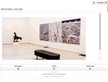 Tablet Screenshot of michaelkvium.com